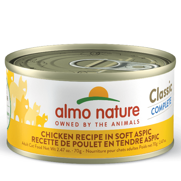 Almo Nature Classic Complete Chicken in Soft Aspic Canned Cat Food