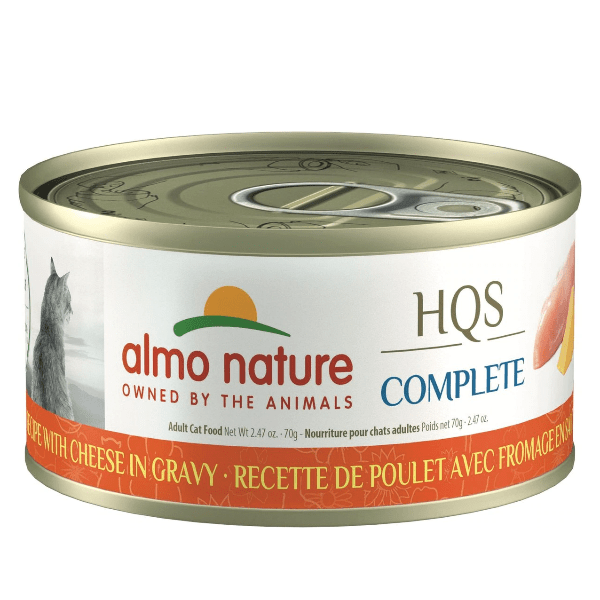 Almo Nature HQS Complete Chicken with Cheese in Gravy Canned Cat Food