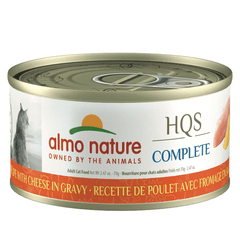Almo Nature HQS Complete Chicken with Cheese in Gravy Canned Cat Food