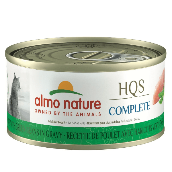 Almo Nature HQS Complete Chicken with Green Beans in Gravy Canned Cat Food
