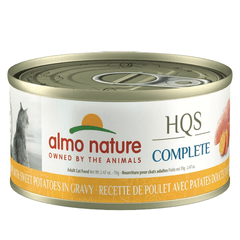 Almo Nature HQS Complete Chicken with Sweet Potatoes in Gravy Canned Cat Food