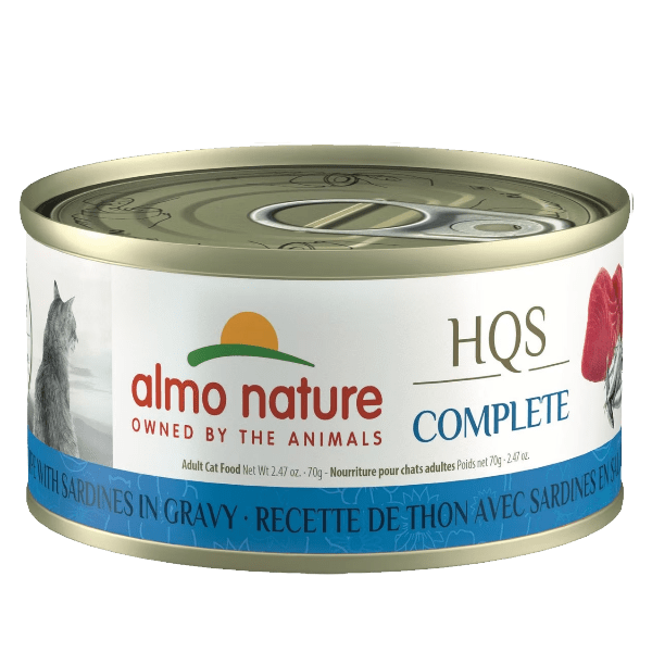 Almo Nature HQS Complete Tuna with Sardines in Gravy Canned Cat Food