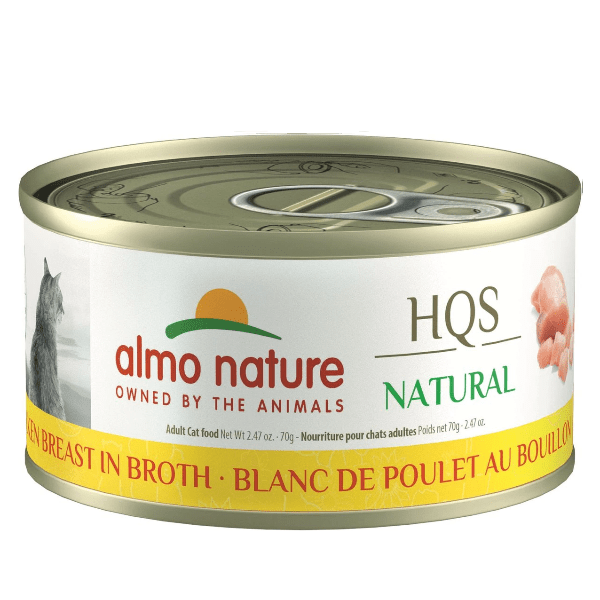 Almo Nature HQS Natural Chicken Breast in Broth Canned Cat Food