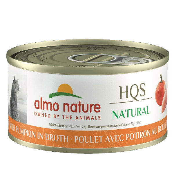 Almo Nature HQS Natural Chicken with Pumpkin in Broth Canned Cat Food