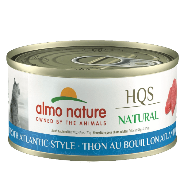 Almo Nature HQS Natural Tuna in Broth Atlantic Style Canned Cat Food