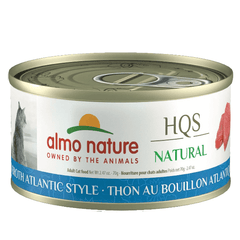 Almo Nature HQS Natural Tuna in Broth Atlantic Style Canned Cat Food