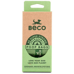 Beco Bags Degradable Poop Bags; Mint Scented or Unscented