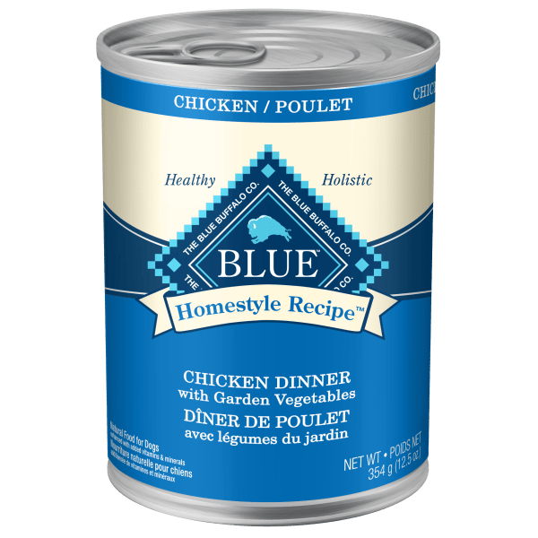 BLUE Homestyle Recipe Chicken Dinner Canned Dog Food
