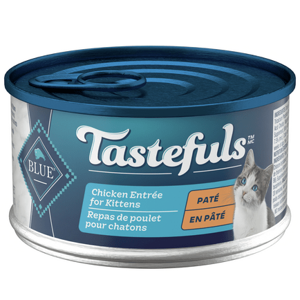 BLUE Tastefuls Chicken Entree Pate Canned Kitten Food, 3oz
