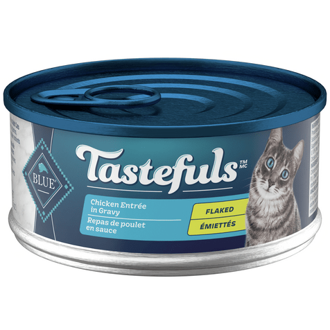 BLUE Tastefuls Flaked Chicken Entree in Gravy Canned Cat Food