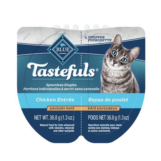 BLUE Tastefuls Spoonless Singles Chicken Pate Wet Cat Food