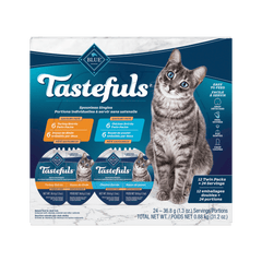 BLUE Tastefuls Spoonless Singles Chicken & Turkey Pate Variety Pack