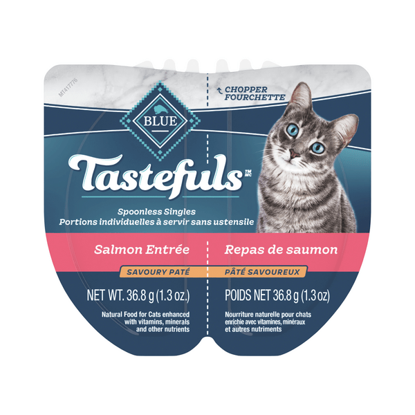 BLUE Tastefuls Spoonless Singles Salmon Pate Wet Cat Food
