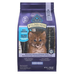 BLUE Wilderness Grain Free Chicken Recipe Kitten Dry Food, 5lb