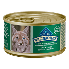 BLUE Wilderness Grain Free Duck Recipe Canned Cat Food