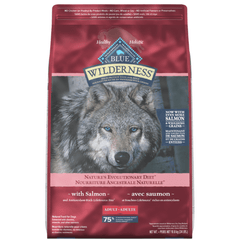 BLUE Wilderness Salmon Recipe with Grains Dry Dog Food, 24lb