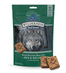 BLUE Wilderness Trail Treats Grain Free Biscuits; Duck Recipe