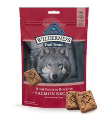 BLUE Wilderness Trail Treats Grain Free Biscuits; Salmon Recipe