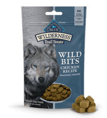 BLUE Wilderness Trail Treats Wild Bits Chicken Recipe Dog Training Treats