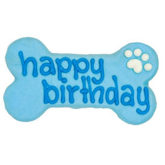 Bosco and Roxy's Birthday | Blue Happy Birthday 6" Bone