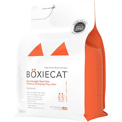 Boxiecat Extra Strength Scent-Free Premium Clumping Clay Cat Litter, 28lb