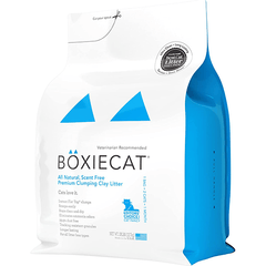 Boxiecat Scent-Free Premium Clumping Clay Cat Litter, 28lb