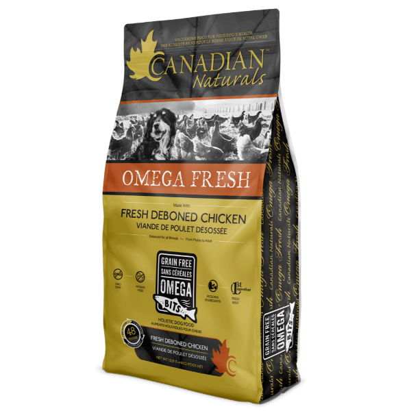 Canadian Naturals Omega Fresh Deboned Chicken Recipe Dry Dog Food, 24lb
