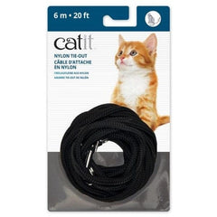 Catit 20ft. Black Nylon Cat Tie-out