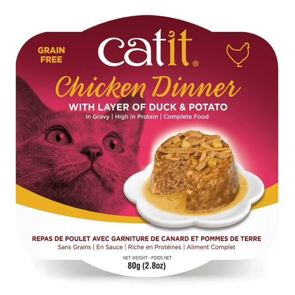 Catit Chicken Dinner with Duck & Potato Wet Cat Food