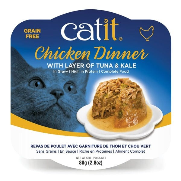 Catit Chicken Dinner with Tuna & Kale Wet Cat Food
