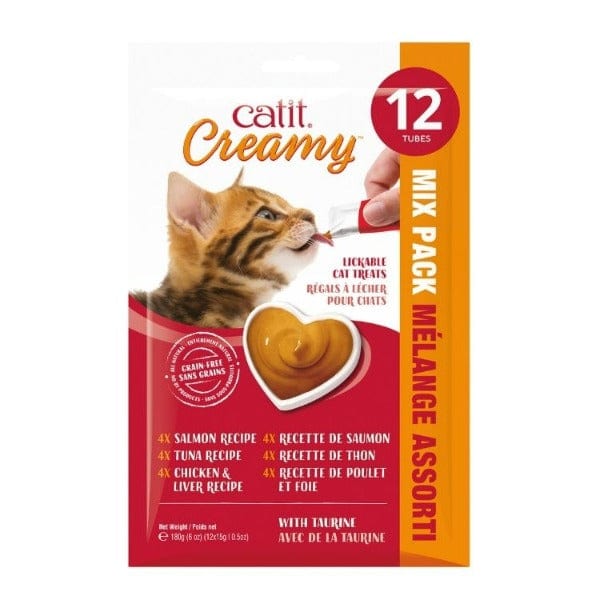 Catit Creamy Lickable Assorted Multipack Cat Treat