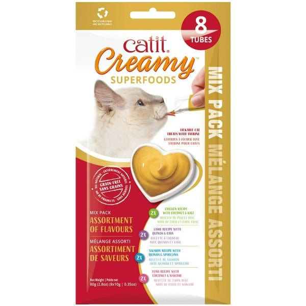Catit Creamy Superfood Assorted Multipack Cat Treats
