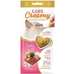 Catit Creamy Superfood Tuna Recipe with Coconut and Wakame Cat Treats