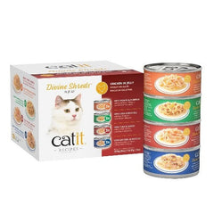 Catit Divine Shreds Chicken in Jelly Multipack