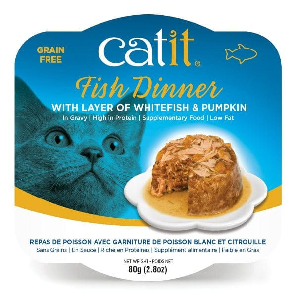 Catit Fish Dinner with Whitefish & Pumpkin Wet Cat Food