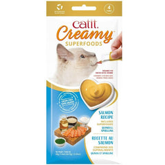 Catit Creamy Superfood Salmon Recipe with Quinoa and Spirulina Cat Treats