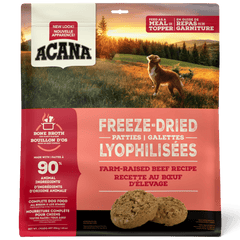 ACANA Beef Recipe Freeze Dried Dog Food, Patties
