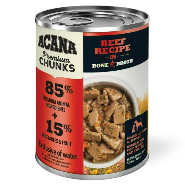 ACANA Beef Recipe in Bone Broth Canned Dog Food