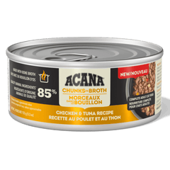 ACANA Chunks in Broth Chicken & Tuna Recipe Canned Cat Food, 5.5oz