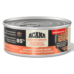 ACANA Chunks in Broth Salmon & Chicken Recipe Canned Cat Food, 5.5oz