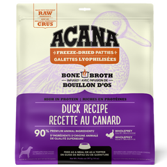 ACANA Duck Recipe Freeze Dried Dog Food, Patties
