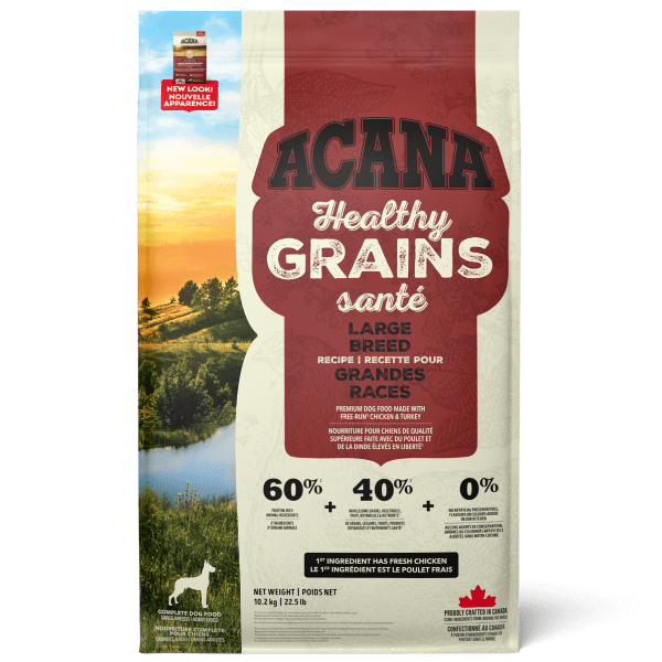 ACANA Healthy Grains Large Breed Recipe Dry Dog Food, 10.2kg
