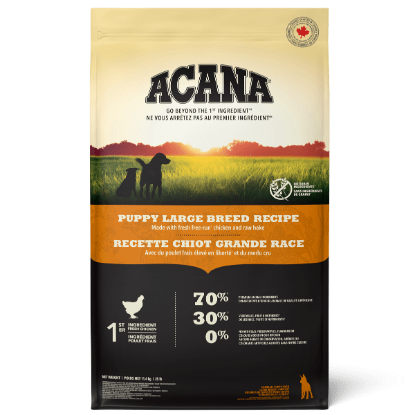 ACANA Puppy Large Breed Recipe Dry Dog Food, 11.4kg