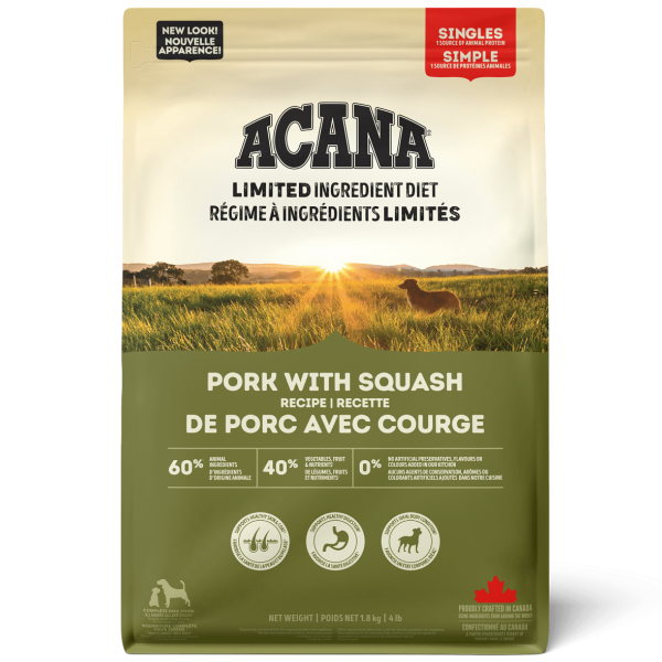 ACANA Singles Pork with Squash Recipe Dry Dog Food