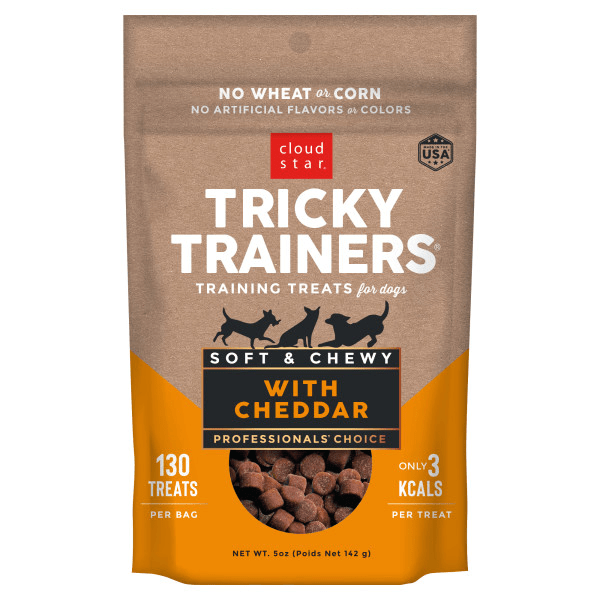 Cloud Star Tricky Trainers with Cheddar Soft & Chewy Dog Treats