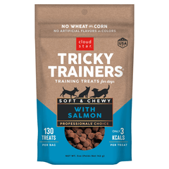 Cloud Star Tricky Trainers with Salmon Soft & Chewy Dog Treats