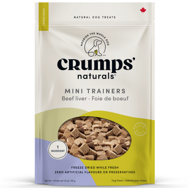 Crumps' naturals Freeze-Dried Beef Liver Mini Trainers
