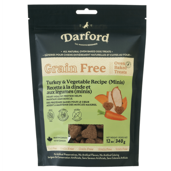 Darford Grain Free Turkey Minis Oven-Baked Dog Treats