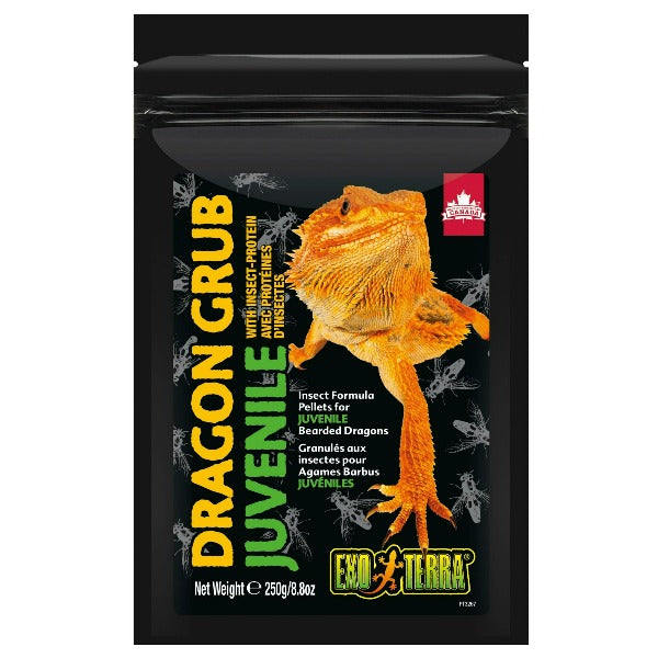 Exo Terra Juvenile Dragon Grub Insect Formula Pellets