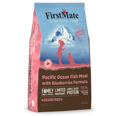 FirstMate LID Ocean Fish Meal & Blueberries Formula Dry Cat Food, 3.96lb